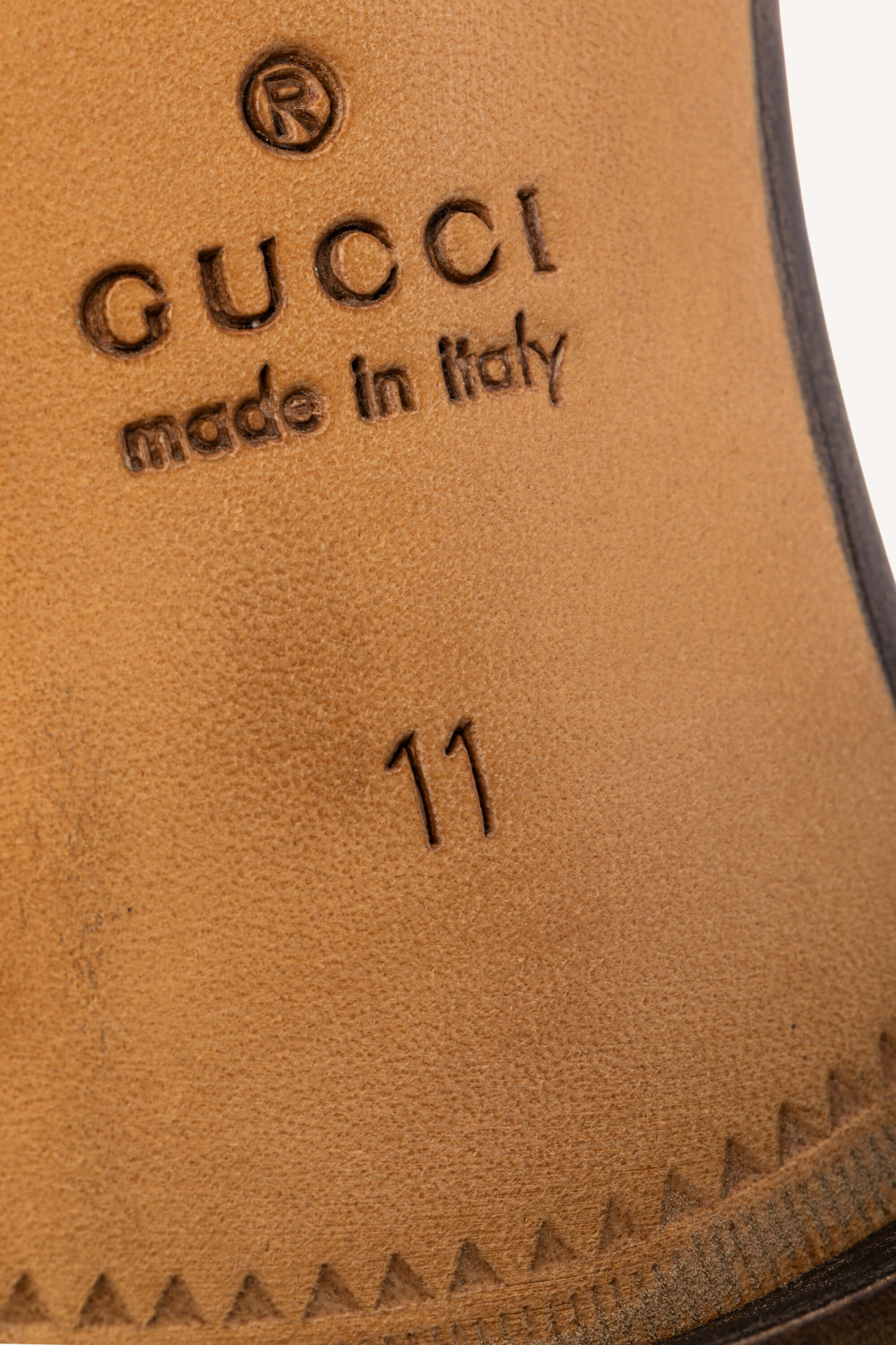 <span style="font-size: 10px;letter-spacing: .15em">BEST DEAL</span><br> <strong>GUCCI</strong><br> <div style="margin-top:10px;font-size:16px">Calfskin Horsebit Mens Jordaan Loafers Black 45</div><br> - Image 17