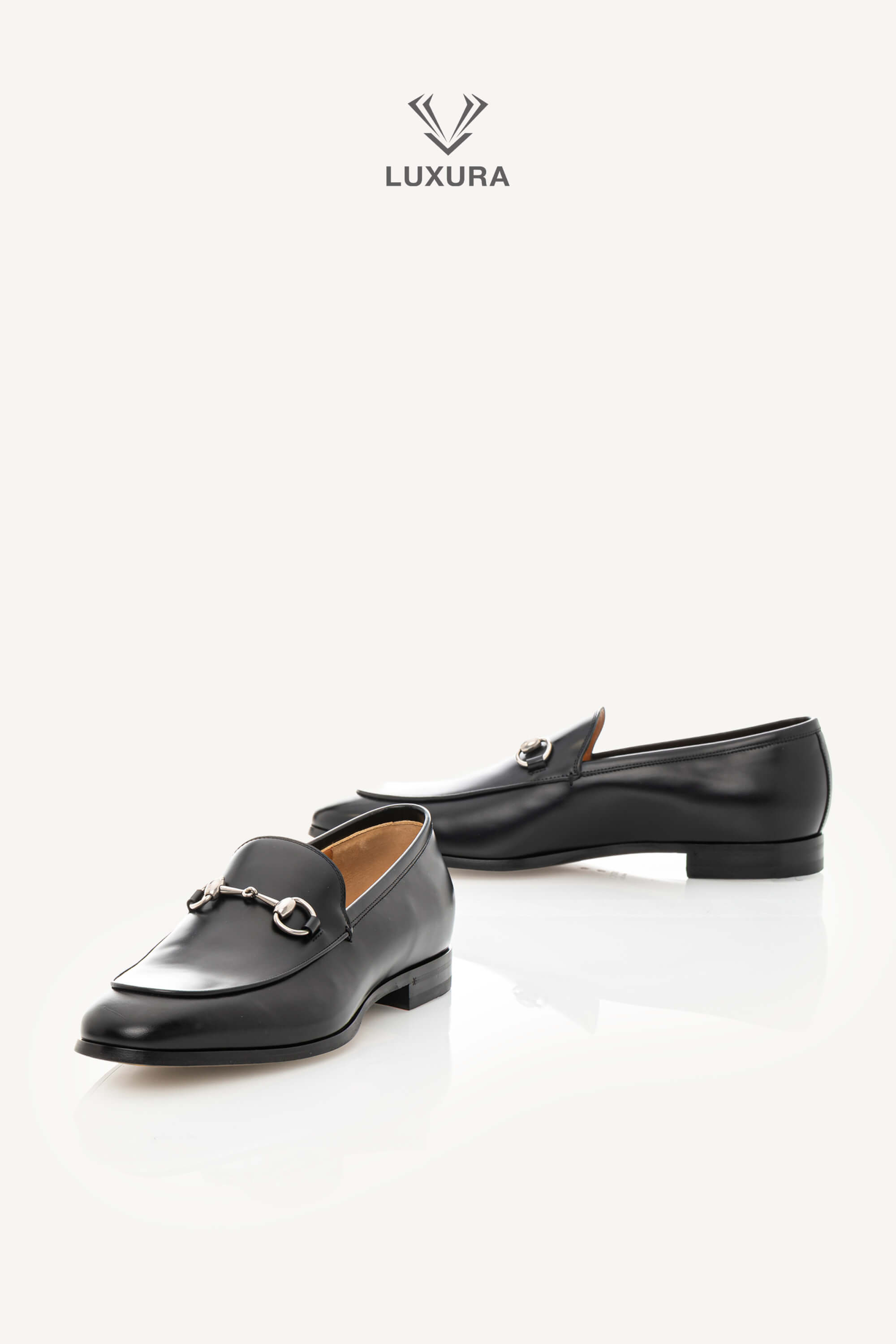 <span style="font-size: 10px;letter-spacing: .15em">BEST DEAL</span><br> <strong>GUCCI</strong><br> <div style="margin-top:10px;font-size:16px">Calfskin Horsebit Mens Jordaan Loafers Black 45</div><br> - Image 4