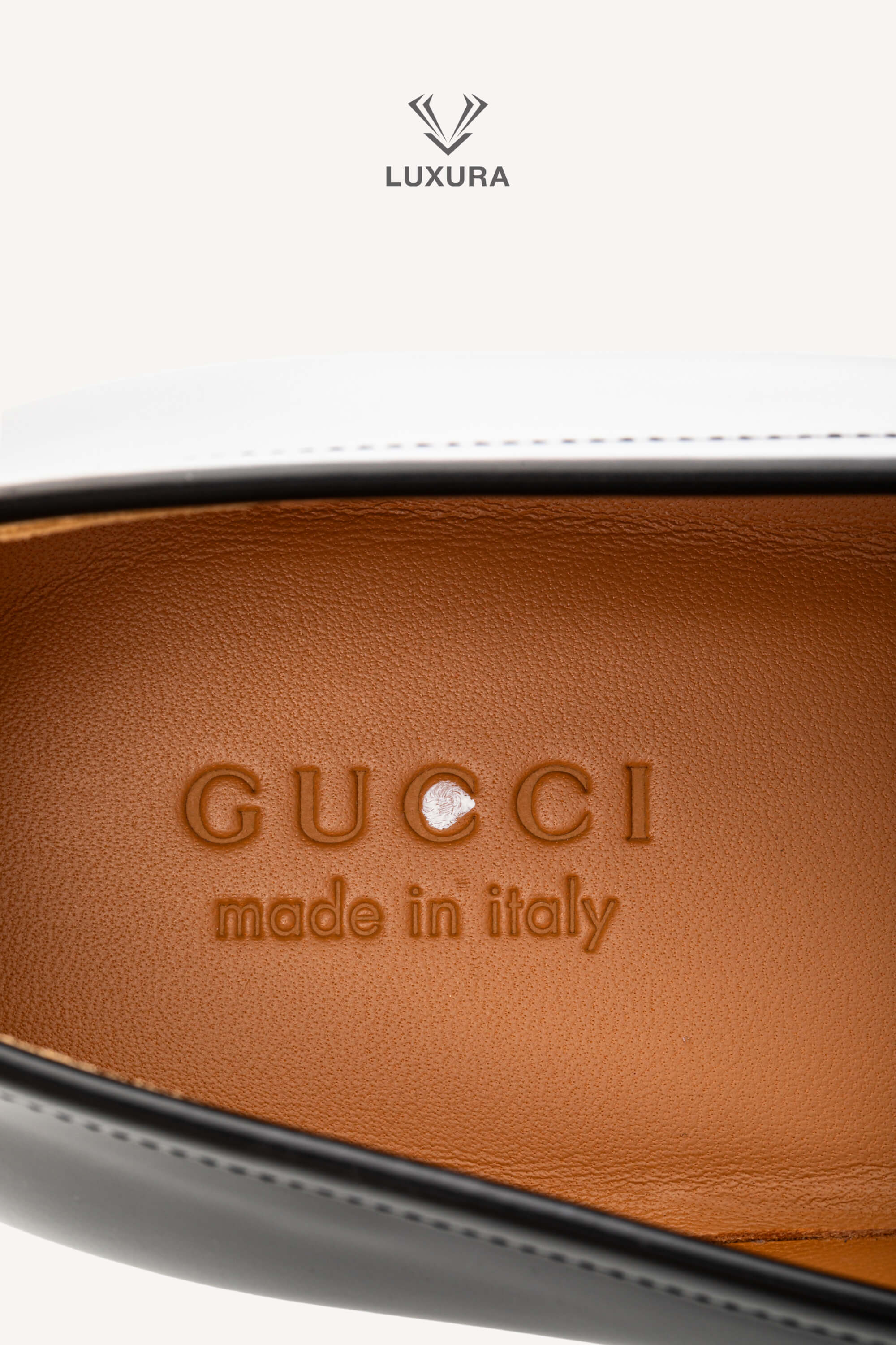<span style="font-size: 10px;letter-spacing: .15em">BEST DEAL</span><br> <strong>GUCCI</strong><br> <div style="margin-top:10px;font-size:16px">Calfskin Horsebit Mens Jordaan Loafers Black 45</div><br> - Image 16