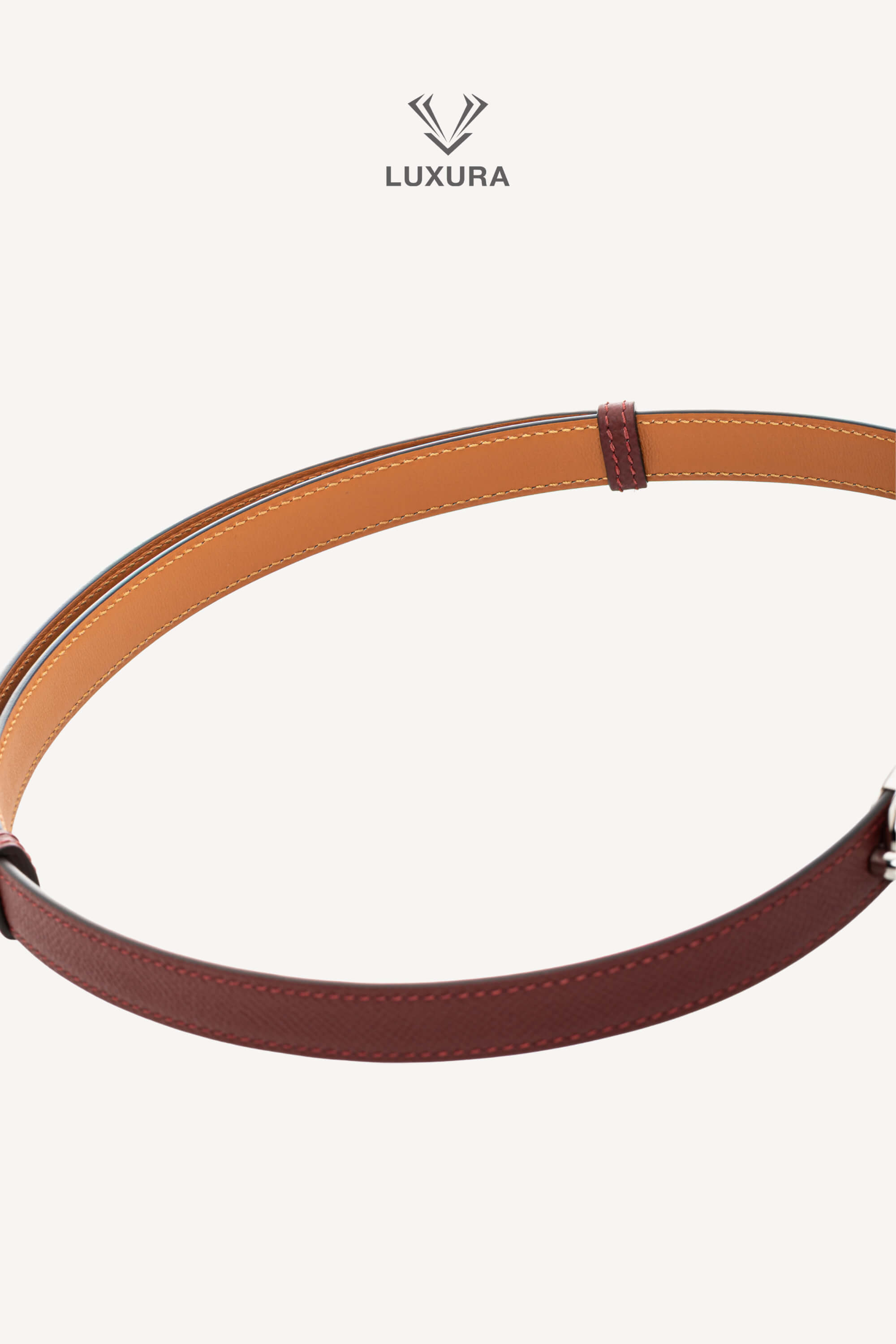 <span style="font-size: 10px;letter-spacing: .15em">HARD TO FIND</span><br> <strong>HERMES</strong><br> <div style="margin-top:10px;font-size:16px">Thalassa 18 Belt Rouge H</div><br> - Image 5