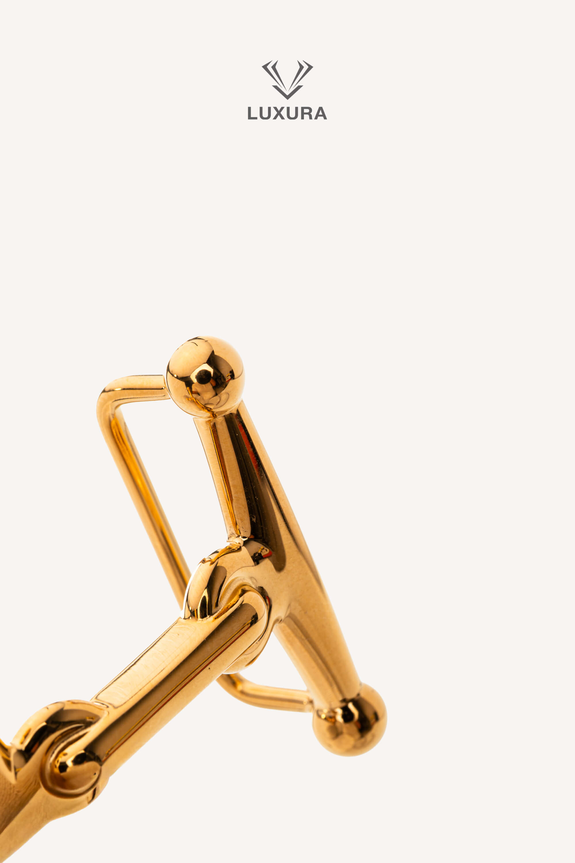 <span style="font-size: 10px;letter-spacing: .15em">HARD TO FIND</span><br> <strong>HERMES</strong><br> <div style="margin-top:10px;font-size:16px">Mors H Belt Buckle Reversible Leather Strap 24mm Gold Blanc 90 cm</div><br> - Image 11