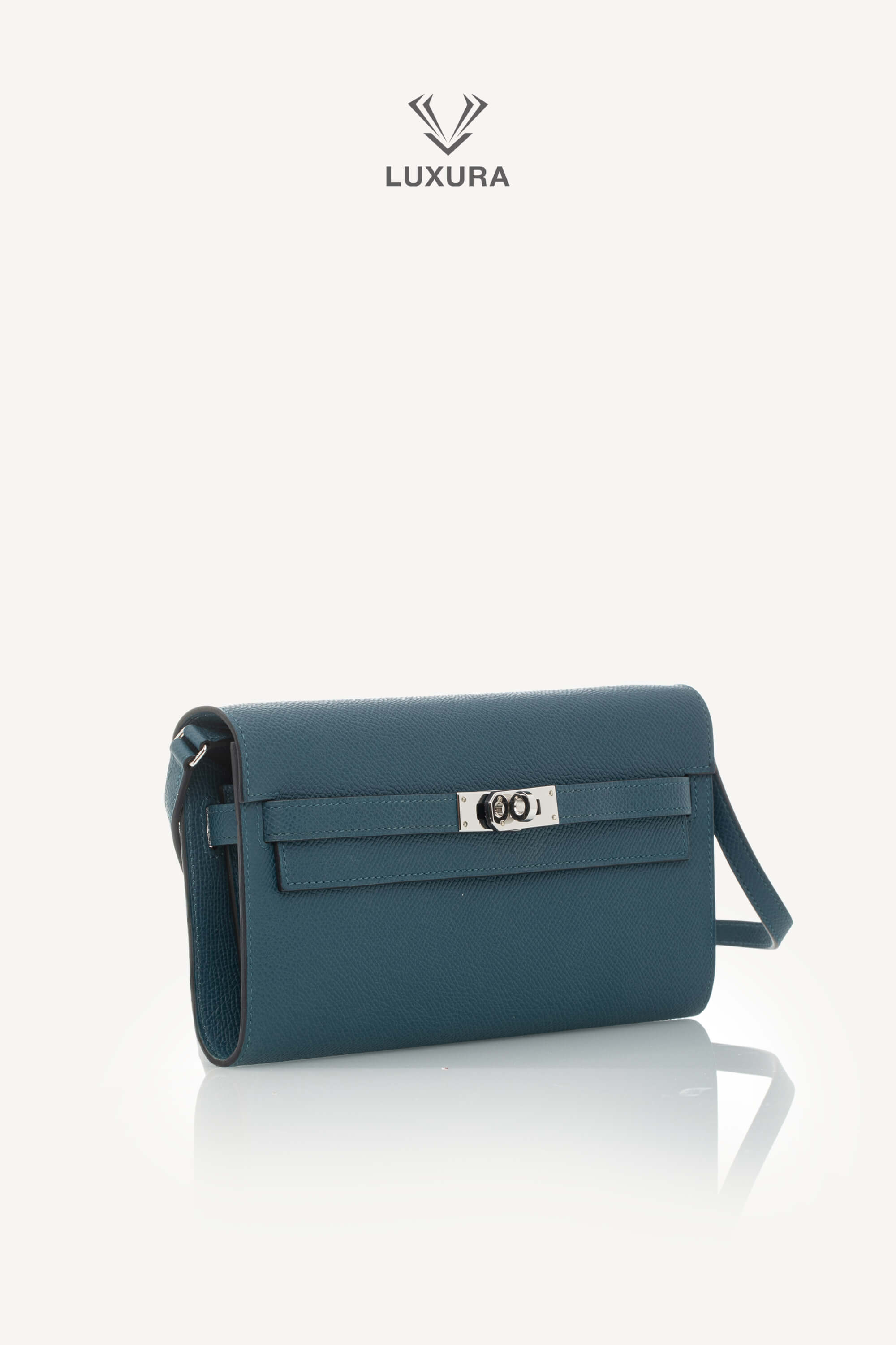 <span style="font-size: 10px;letter-spacing: .15em">BEST DEAL</span><br> <strong>HERMES</strong><br> <div style="margin-top:10px;font-size:16px">Kelly Classique To Go Wallet Bleu De Prusse</div><br> - Image 12