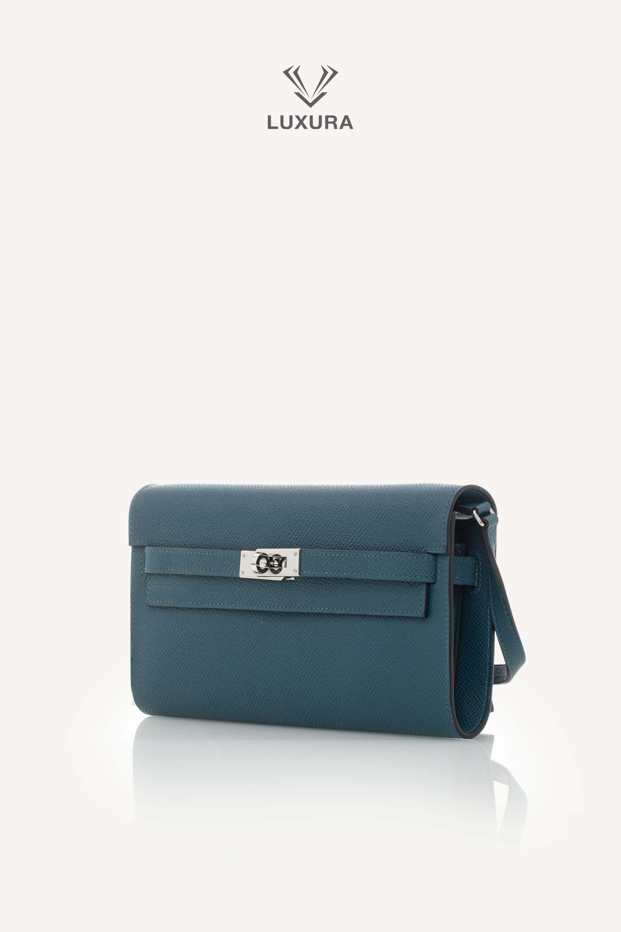 <span style="font-size: 10px;letter-spacing: .15em">BEST DEAL</span><br> <strong>HERMES</strong><br> <div style="margin-top:10px;font-size:16px">Kelly Classique To Go Wallet Bleu De Prusse</div><br> - Image 15