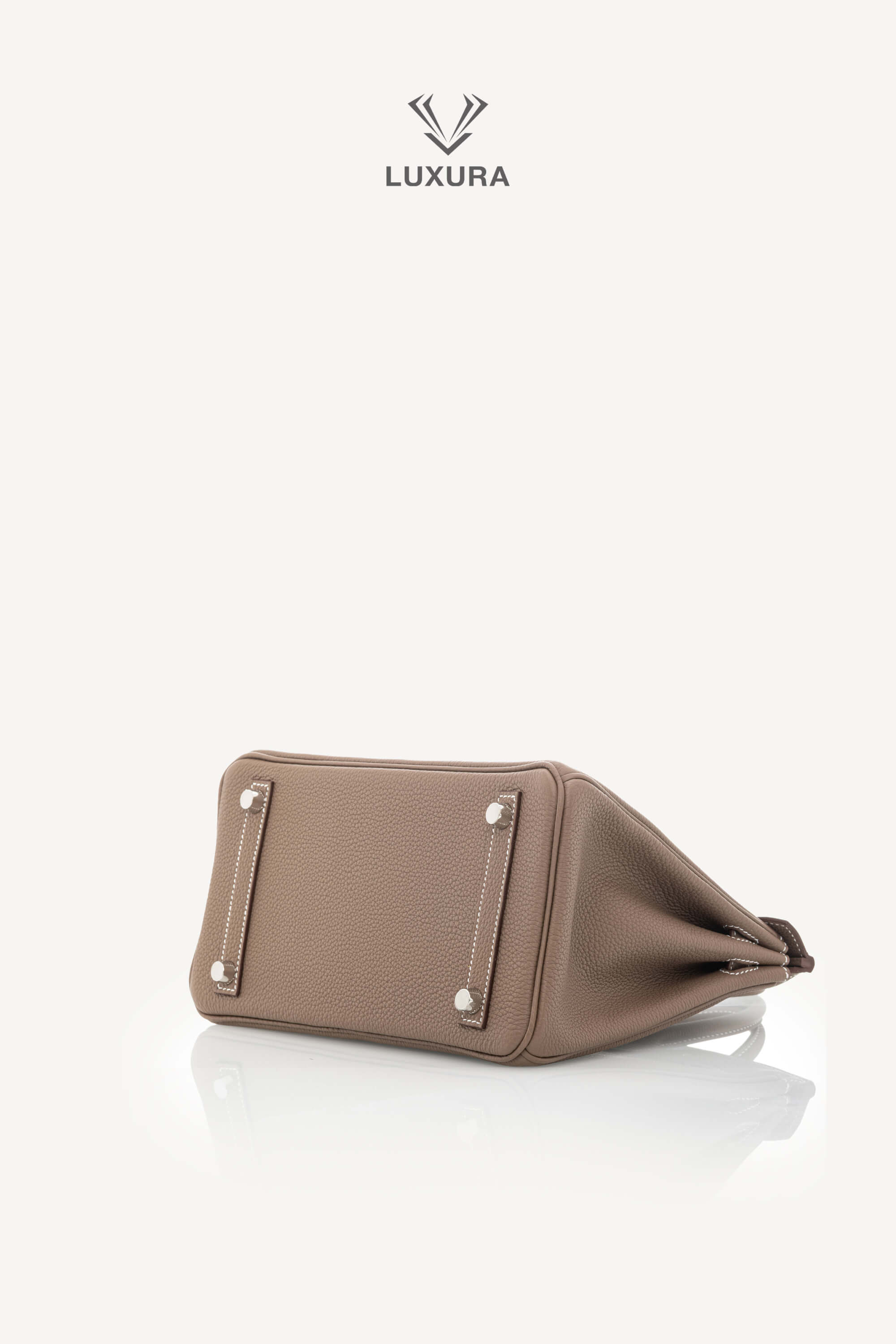 <span style="font-size: 10px;letter-spacing: .15em">HARD TO FIND</span><br> <strong>HERMES</strong><br> <div style="margin-top:10px;font-size:16px">Birkin 25 Etoupe Togo Palladium Hardware</div><br> - Image 41