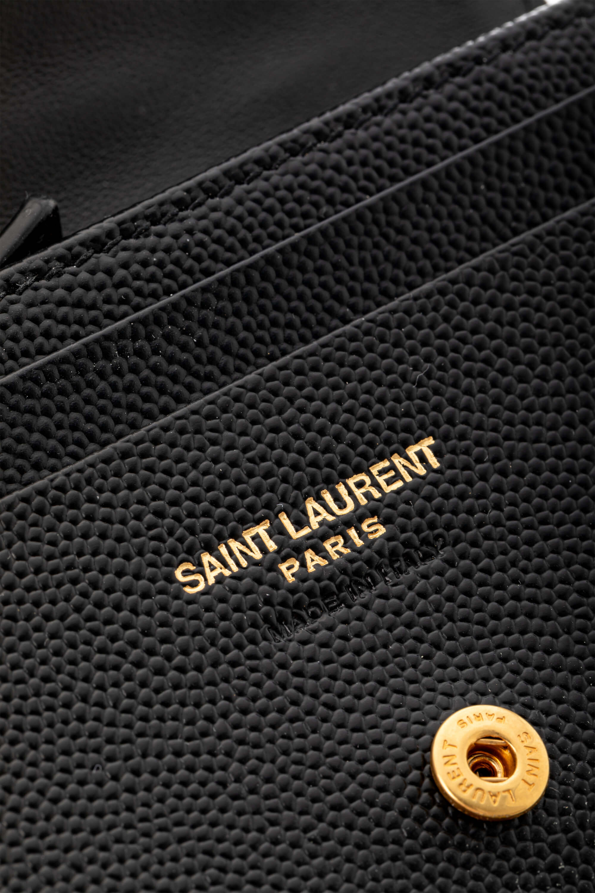 <span style="font-size: 10px;letter-spacing: .15em">BEST DEAL</span><br>            <strong>SAINT LAURENT</strong><br>            <div style="margin-top:10px;font-size:16px">Cassandre Matelasse Flap Card Case in Grain de Poudre Leather</div><br> - Image 12