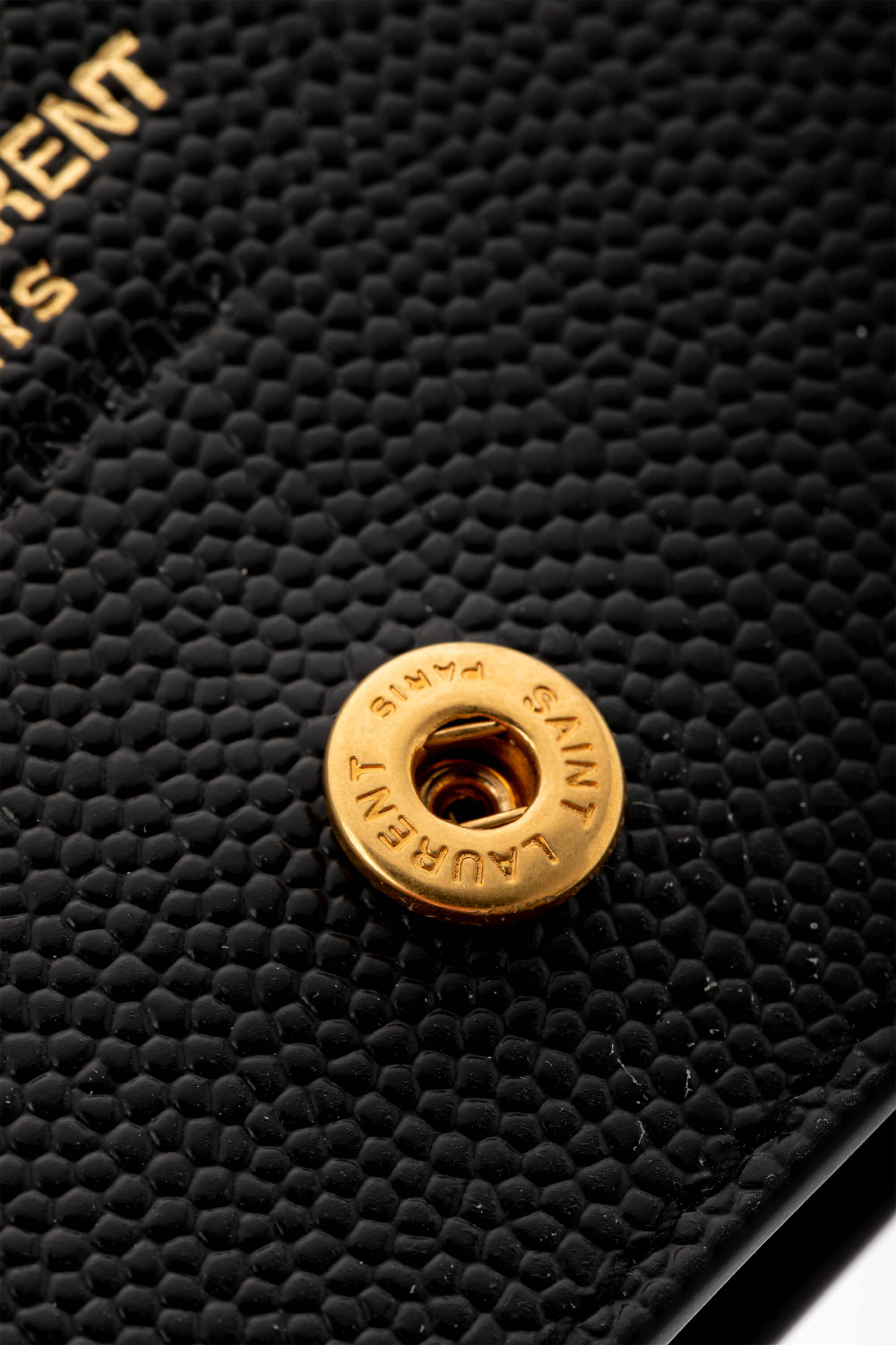<span style="font-size: 10px;letter-spacing: .15em">BEST DEAL</span><br>            <strong>SAINT LAURENT</strong><br>            <div style="margin-top:10px;font-size:16px">Cassandre Matelasse Flap Card Case in Grain de Poudre Leather</div><br> - Image 11